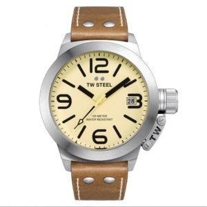 TW STEEL CANTEEN LEATHER WATCH
